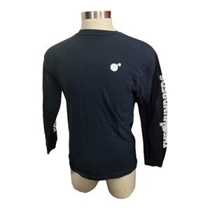 The Hundreds Forever LA Men Navy Bomb Logo Long Sleeve T-Shirt Sz M Skater Punk